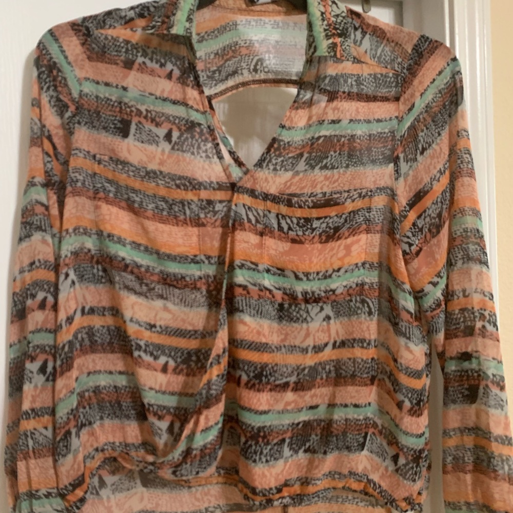 Earth tone color blouse